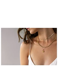 Love Letter 14K Gold Filled T Necklace