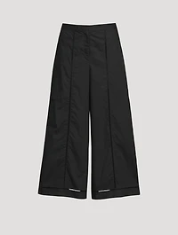 Cotton Eyelet Culotte Pants