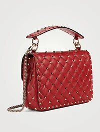 Medium Rockstud Spike Leather Bag