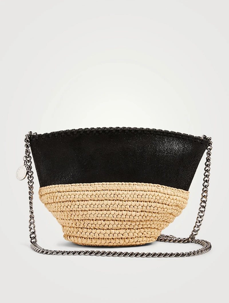Falabella Raffia Crossbody Bag