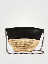 Falabella Raffia Crossbody Bag