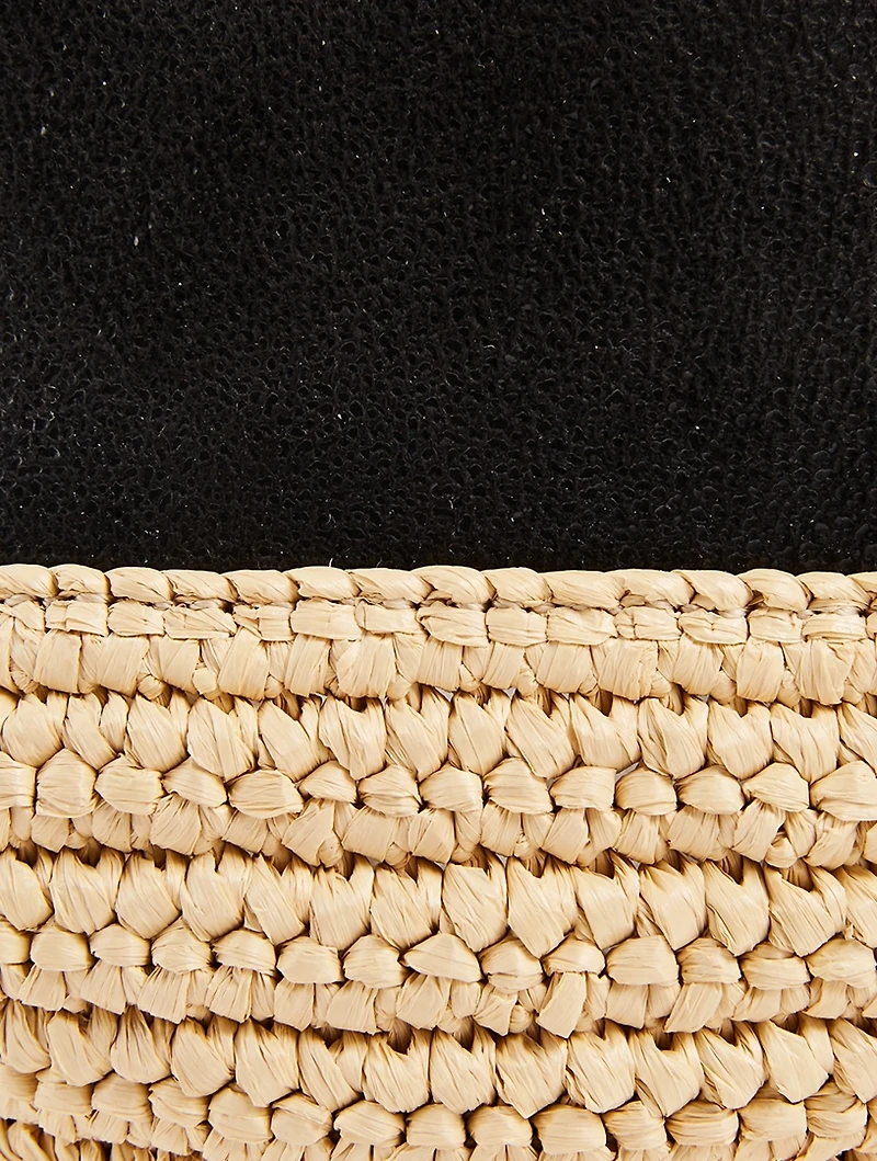 Falabella Raffia Crossbody Bag