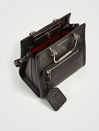 The Short Story Croc-Embossed Leather Bag