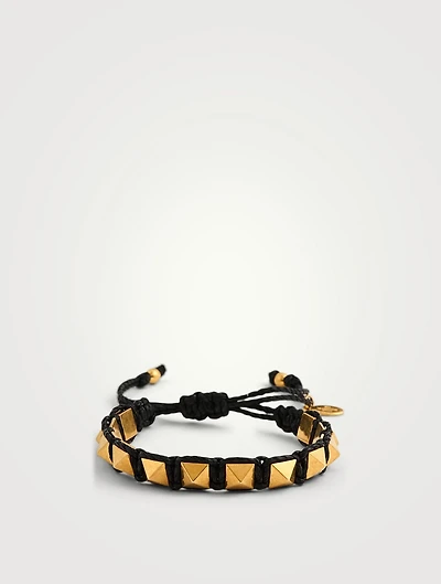 Rockstud Macramé Bracelet