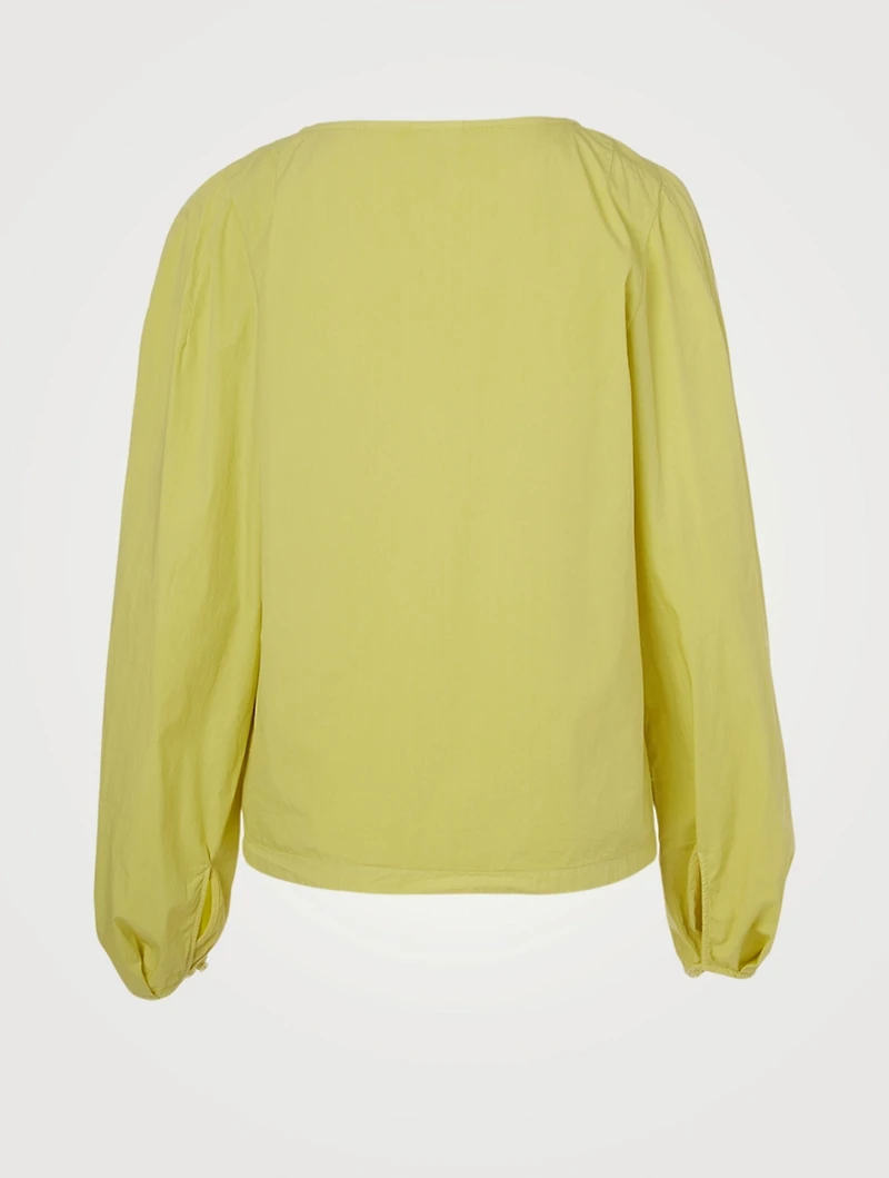 Caples Cotton-Blend Blouse