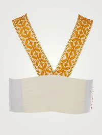 Cora Embroidered Crop Top