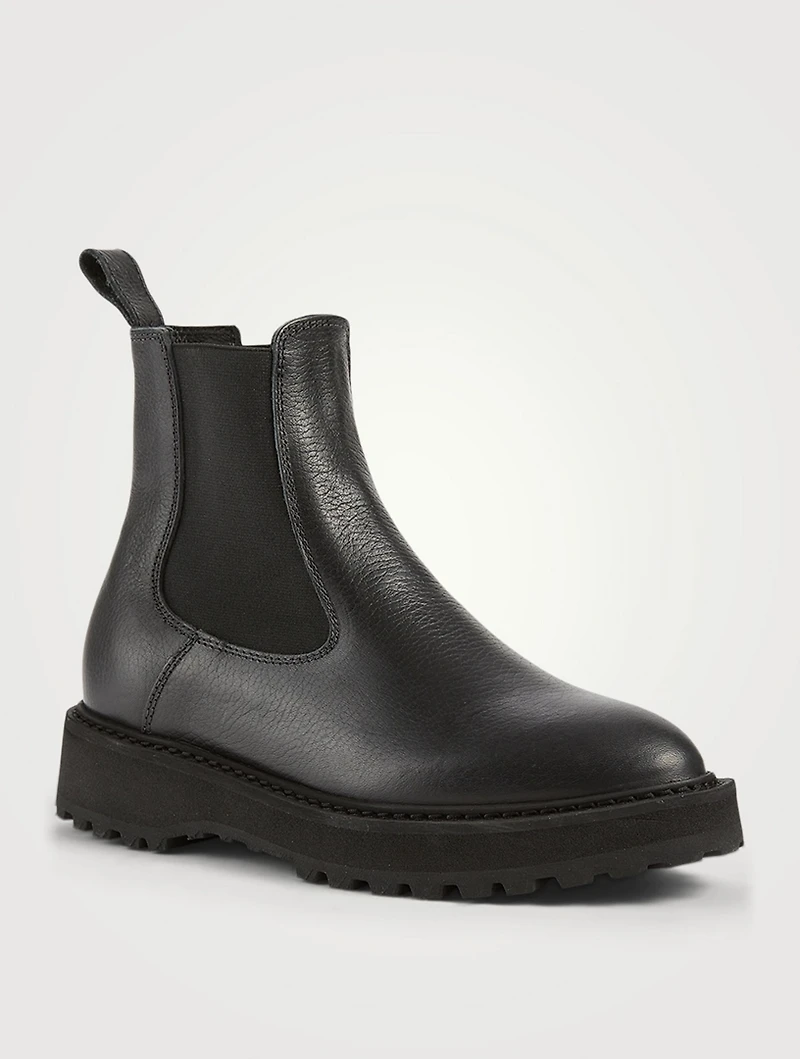 Alberone Leather Chelsea Boots