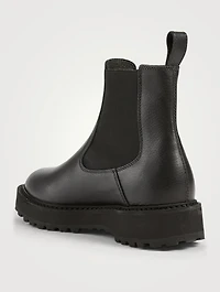 Alberone Leather Chelsea Boots