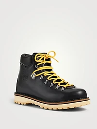 Roccia Vet Leather Lace-Up Ankle Boots