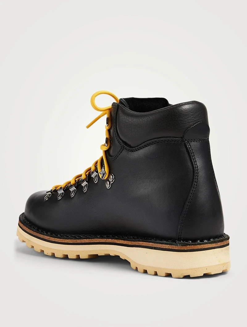 Roccia Vet Leather Lace-Up Ankle Boots