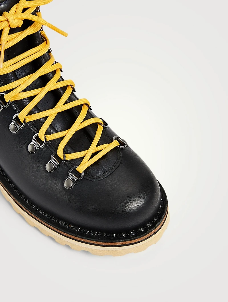 Roccia Vet Leather Lace-Up Ankle Boots