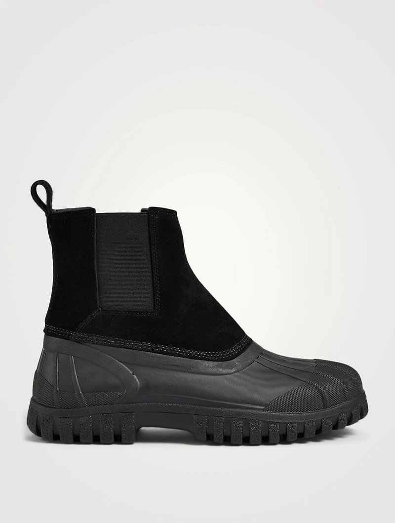 Balbi Suede And Rubber Ankle Boots