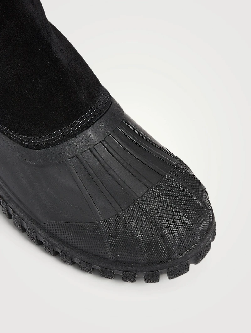 Balbi Suede And Rubber Ankle Boots