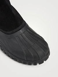Balbi Suede And Rubber Ankle Boots