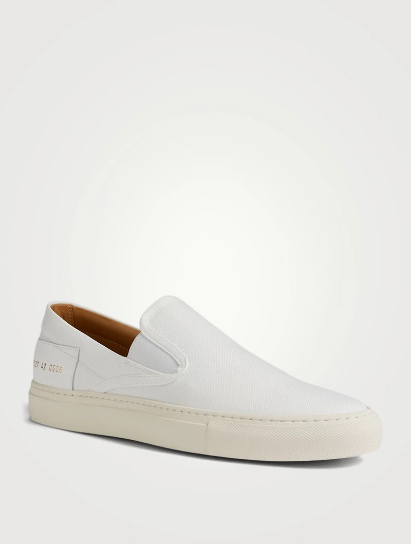 Recycled Nylon Slip-On Sneakers