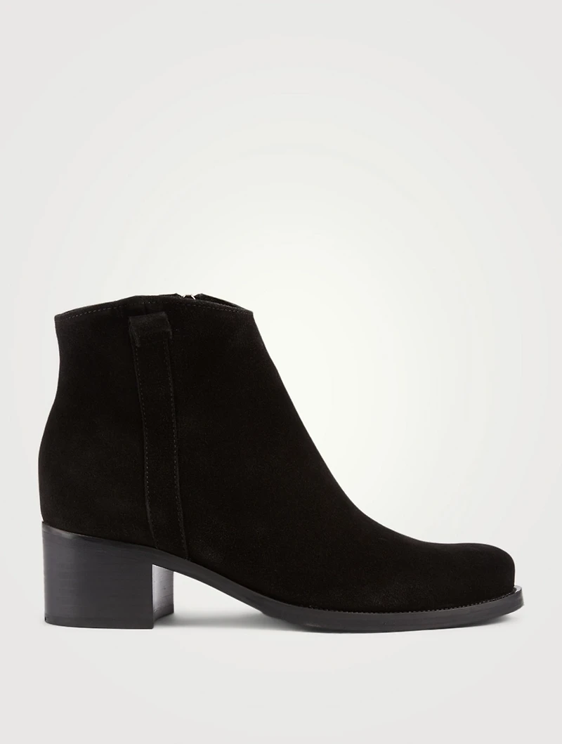 Presley Suede Heeled Ankle Boots
