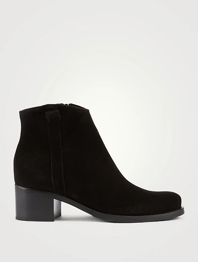 Presley Suede Heeled Ankle Boots