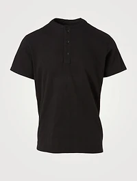 Classic Cotton Henley T-Shirt