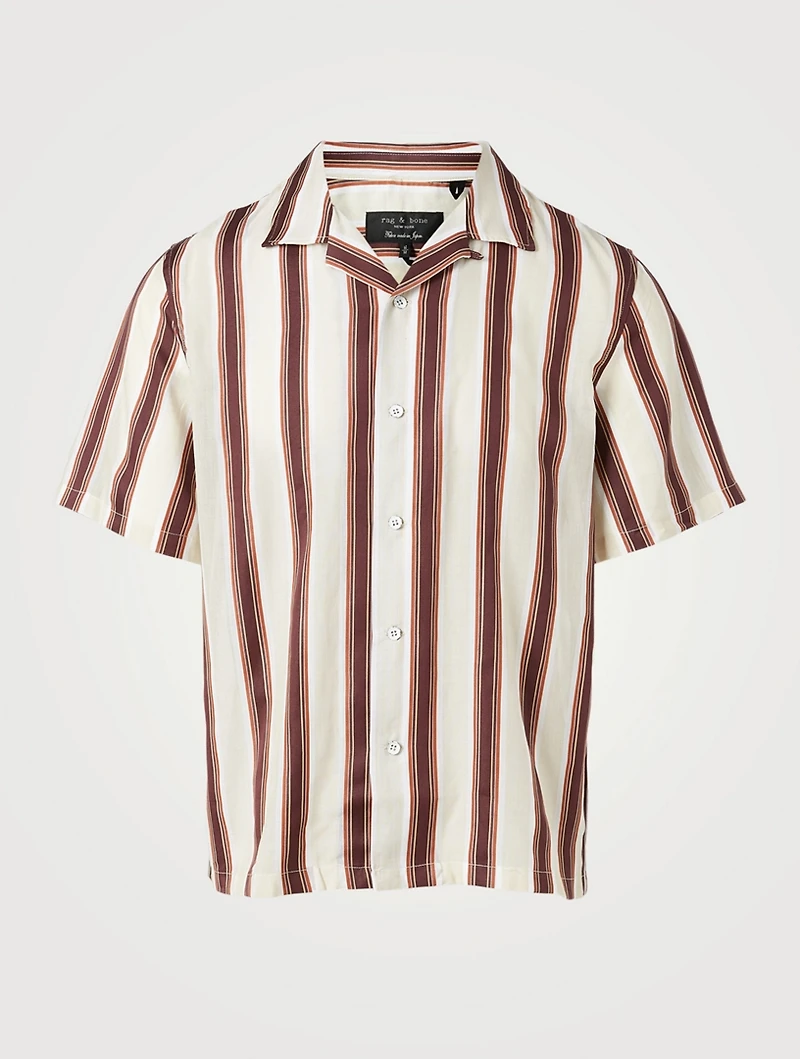 Japanese Avery Shirt Striped Print