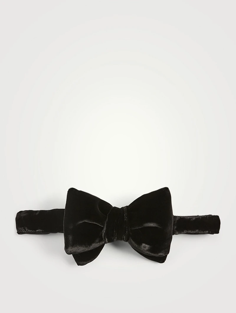 Fluid Velvet Bowtie