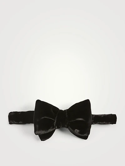 Fluid Velvet Bowtie