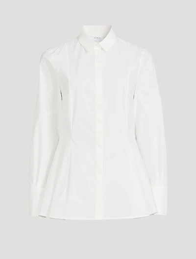 Cotton Peplum Shirt