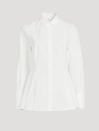 Cotton Peplum Shirt