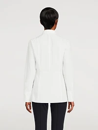 Cotton Peplum Shirt