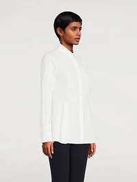 Cotton Peplum Shirt