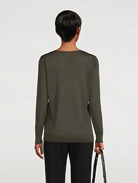 Wool Trompe L'oeil Top
