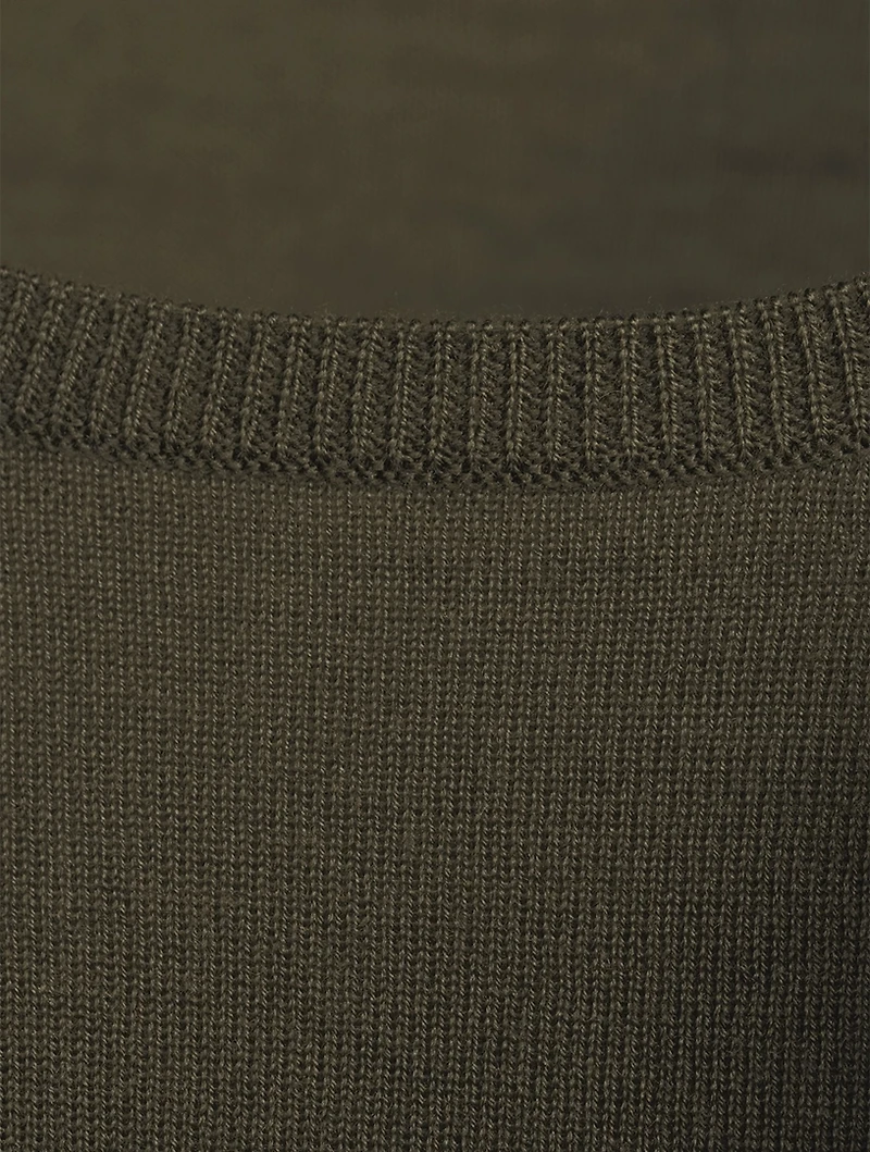 Wool Trompe L'oeil Top