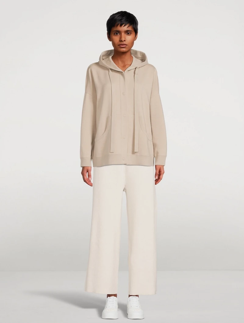 Wool Milano Knit Hoodie