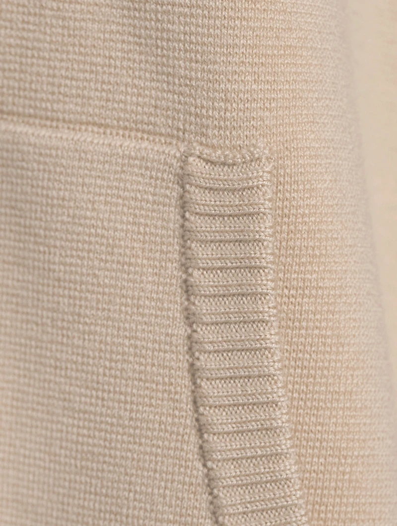Wool Milano Knit Hoodie