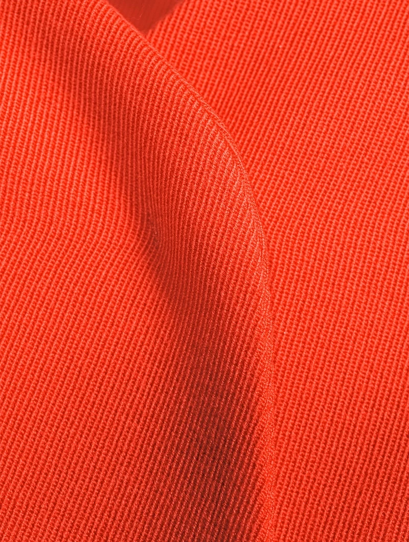 Wool Collarless Jacket