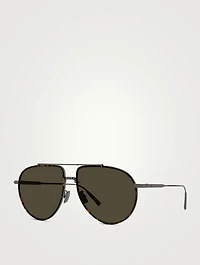 DiorBlackSuit AU Aviator Sunglasses