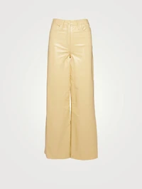 Ariane Leather High-Waisted Pants