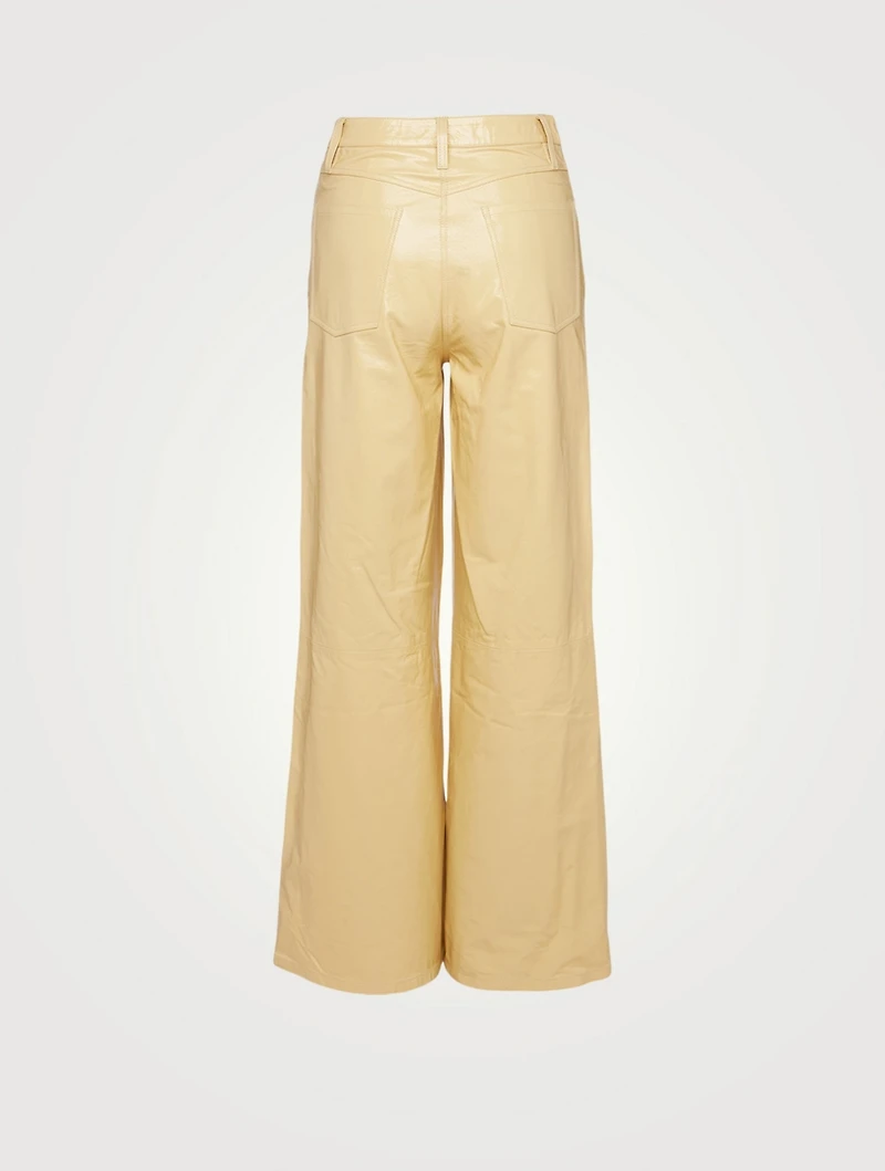 Ariane Leather High-Waisted Pants