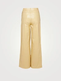 Ariane Leather High-Waisted Pants