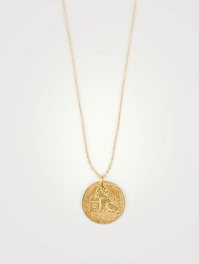 Majesty 14K Gold Filled Coin Necklace