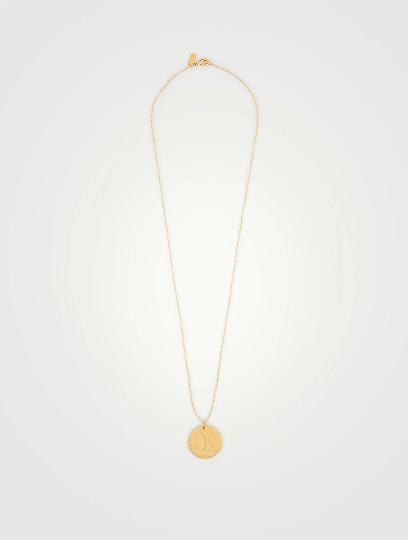 Majesty 14K Gold Filled Coin Necklace
