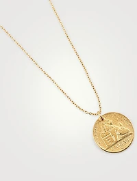 Majesty 14K Gold Filled Coin Necklace