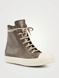Phlegethon Leather High-Top Sneakers