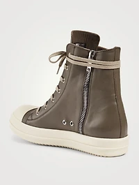 Phlegethon Leather High-Top Sneakers
