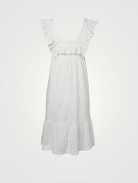 Byrd Embroidered Midi Dress