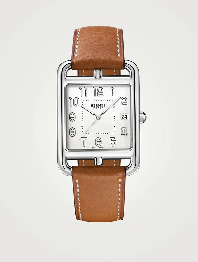 Cape Cod TGM Single Tour Leather Strap Watch, 33 x 33mm