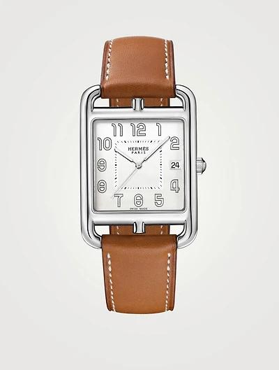 Cape Cod TGM Single Tour Leather Strap Watch, 33 x 33mm