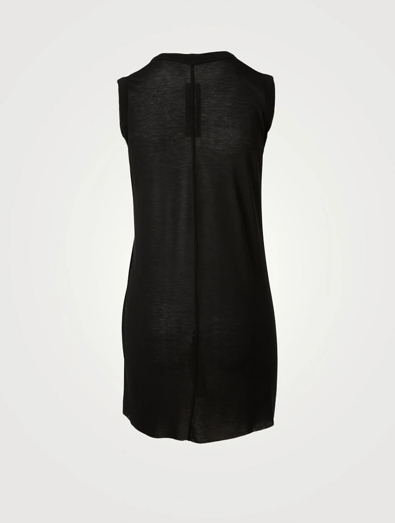 Silk Jersey Sleeveless T-Shirt