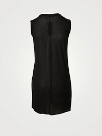 Silk Jersey Sleeveless T-Shirt