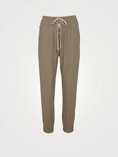 Cady Crepe Track Pants