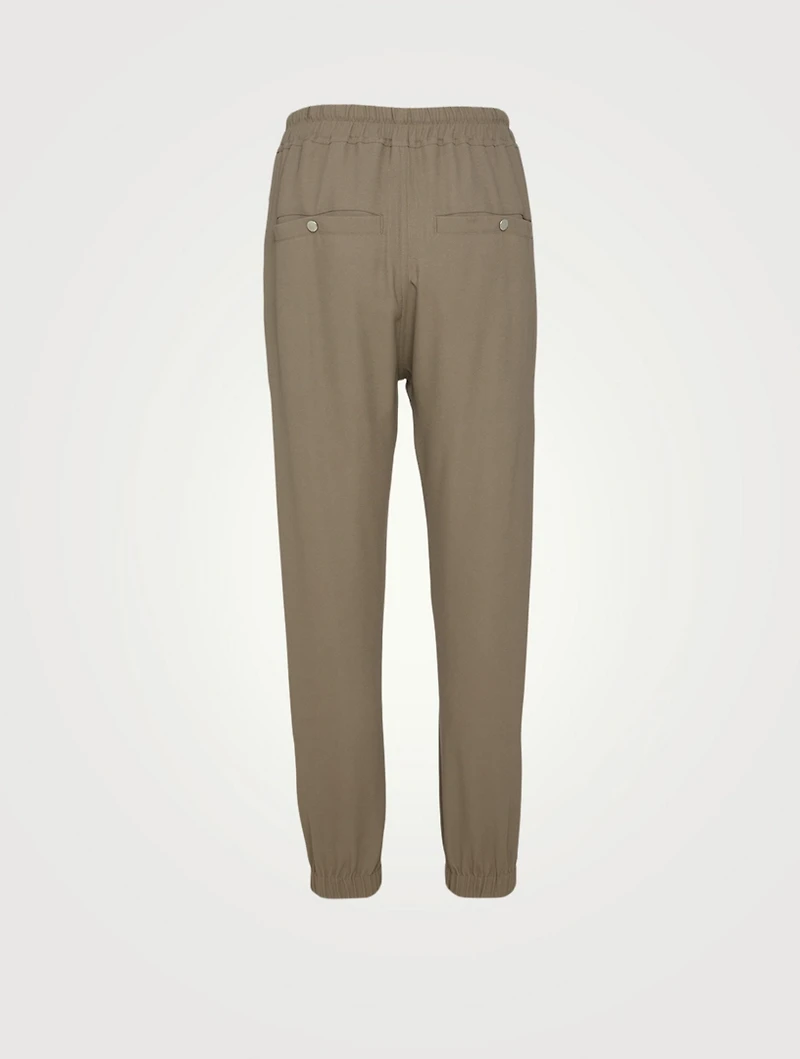 Cady Crepe Track Pants